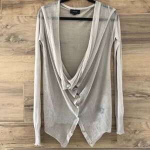 Voccere Knit Slouchy Top Cream Size 36/38